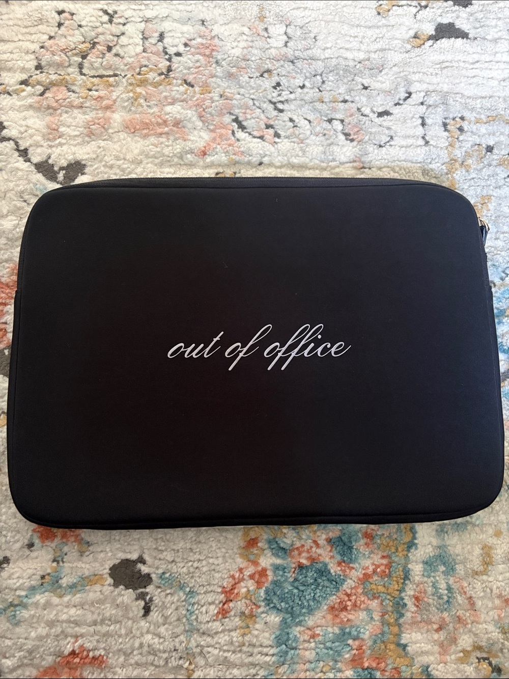 Kate Spade Out of Office Black Laptop Sleeve